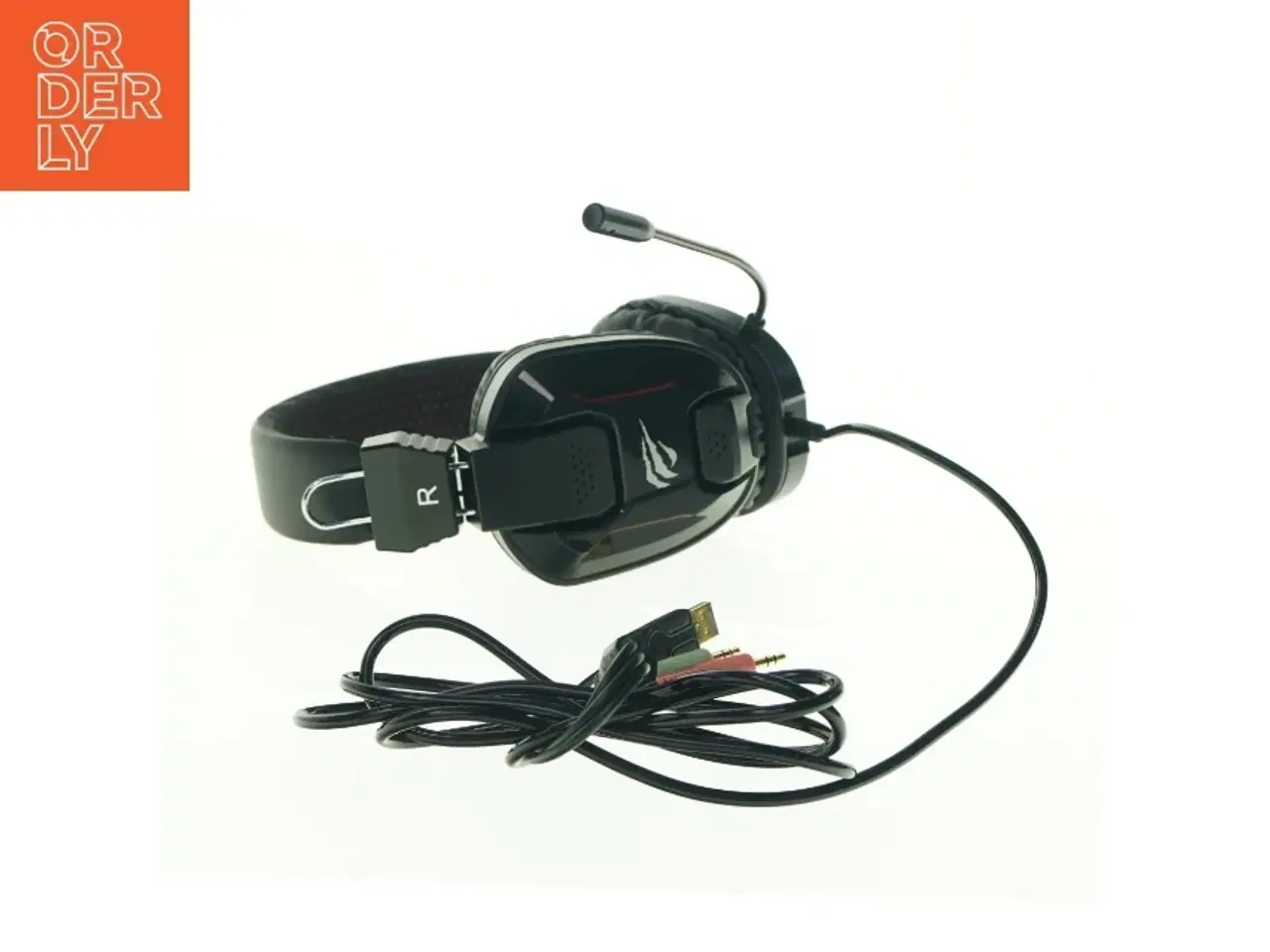 Billede 1 - Headset med mikrofon (str. 17 x 8 cm)