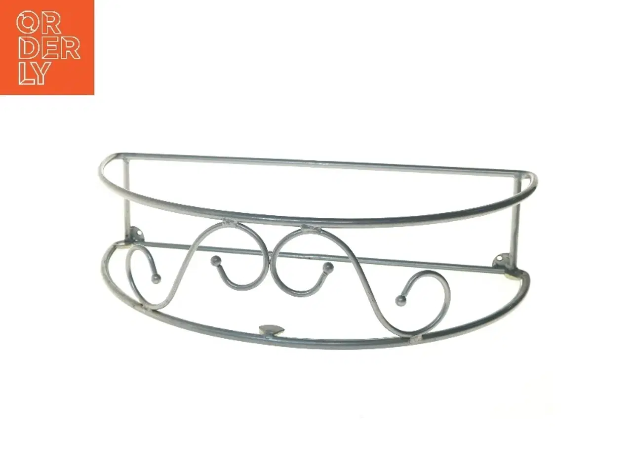 Billede 1 - Vægophængt hylde i metal (str. 52x27x13 cm)