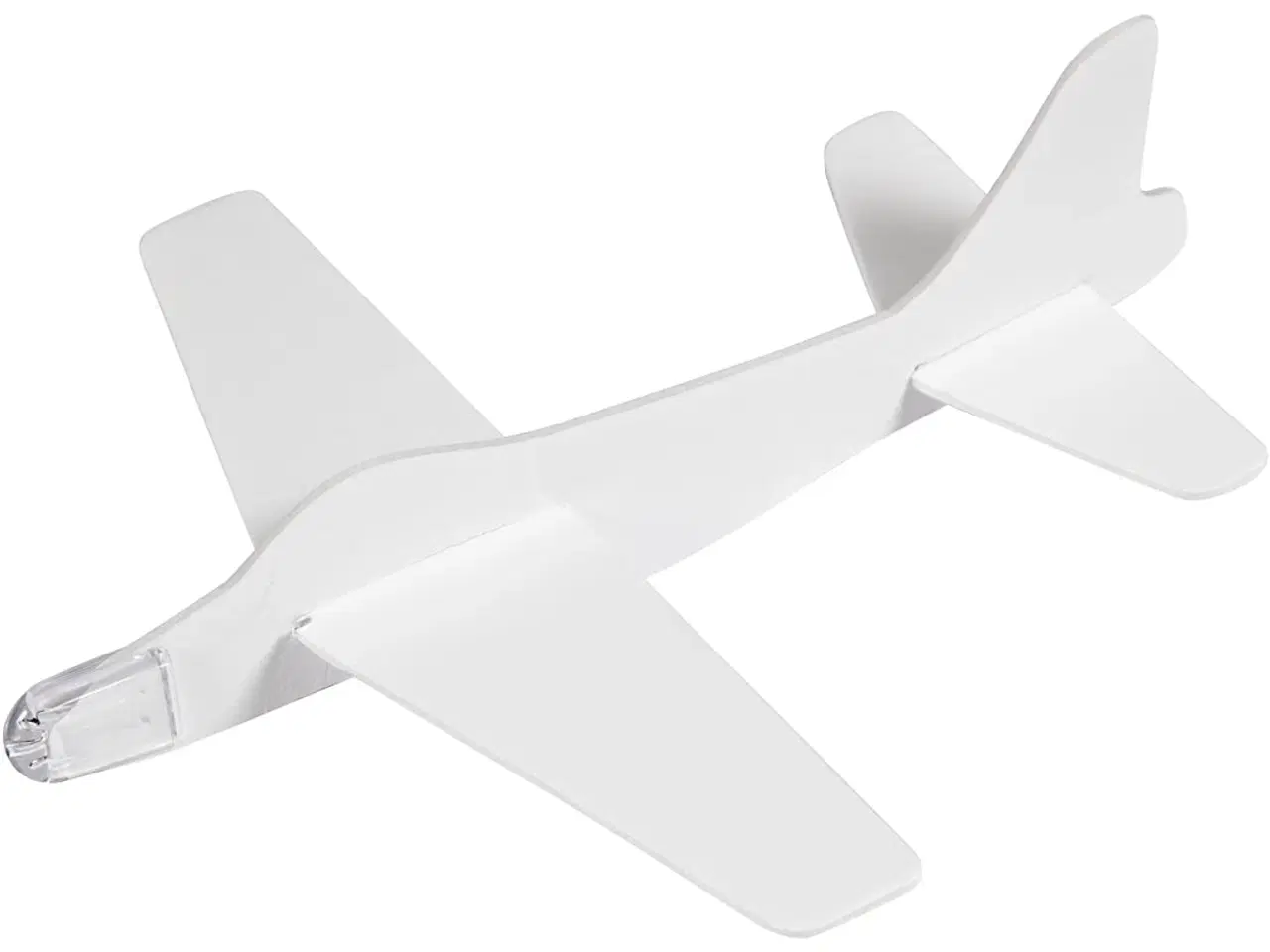Billede 1 - Flyvemaskiner, L: 19 cm, B: 17,5 cm, hvid, 2stk./ 1 pk.