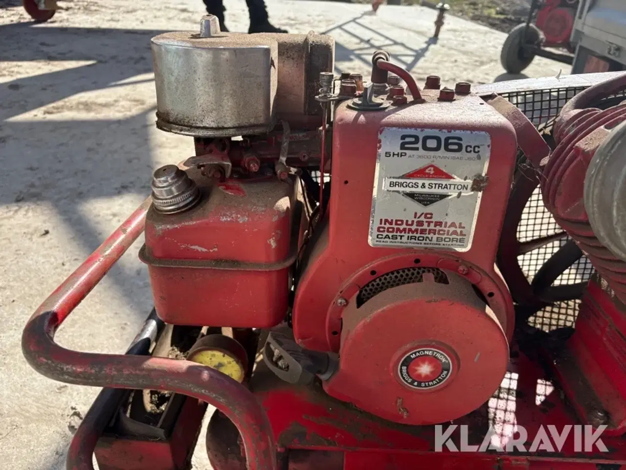 Billede 7 - Kompressor Brigss & Stratton 206cc 5Hp