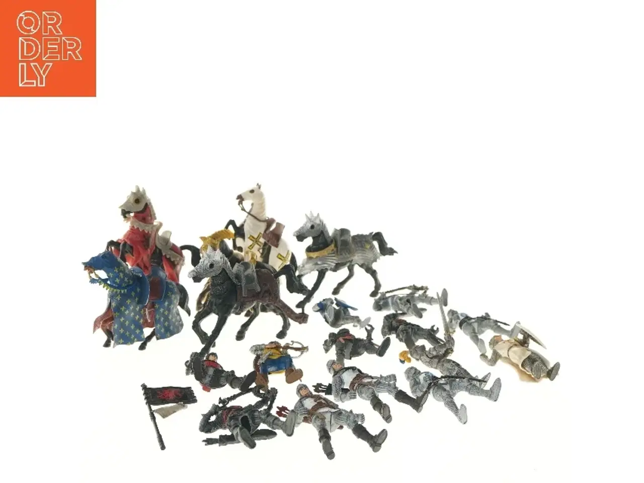 Billede 4 - Papo Ridderfigurer med heste (str. 14 cm)