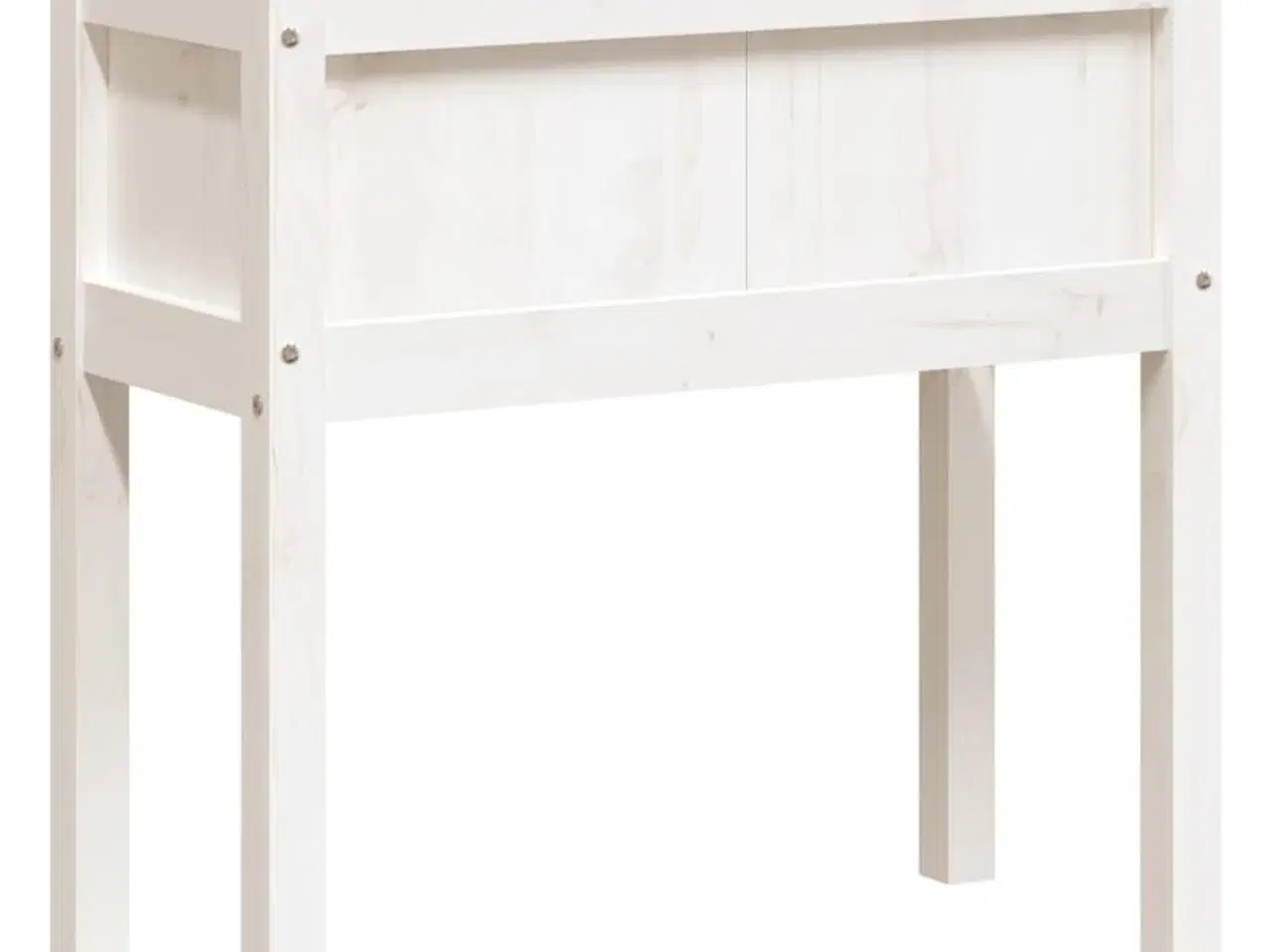 Billede 7 - Plantekasse med ben 70x31x70 cm massivt fyrretræ hvid