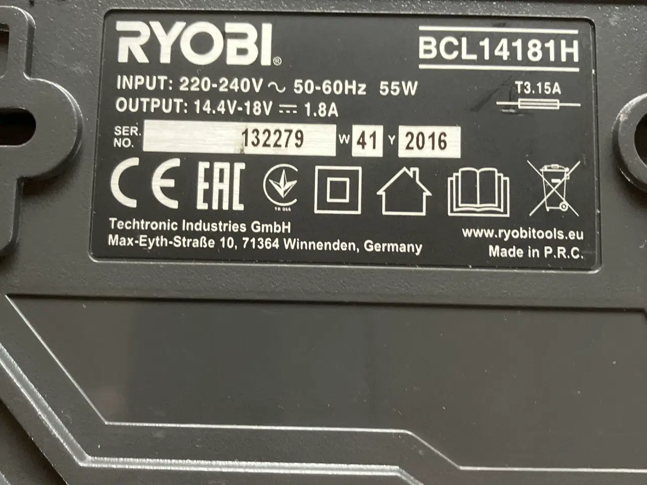 Billede 2 - RYOBI batterilader 1,8A
