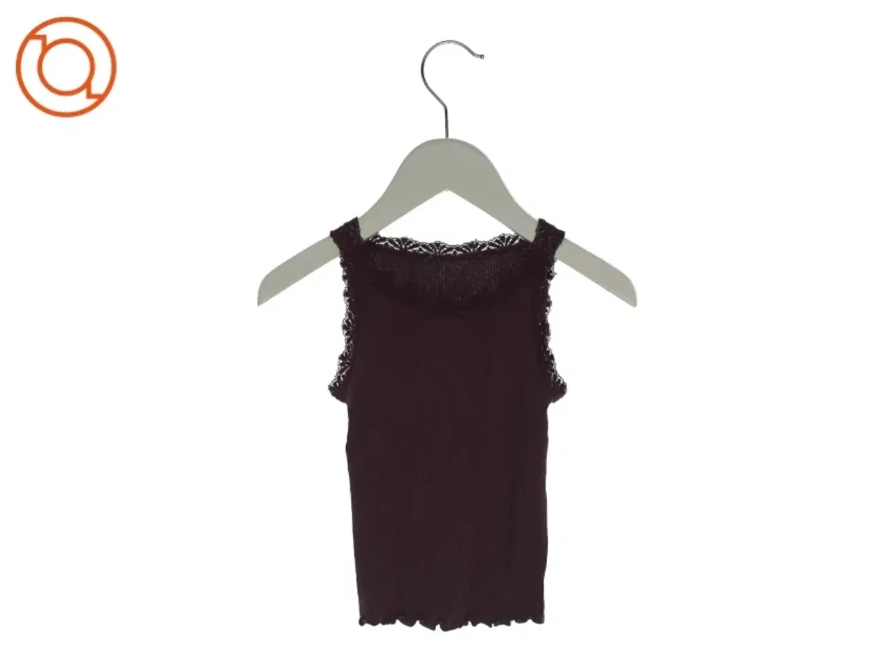 Billede 1 - Lilla undertrøje med blonder (str. ca. 80)