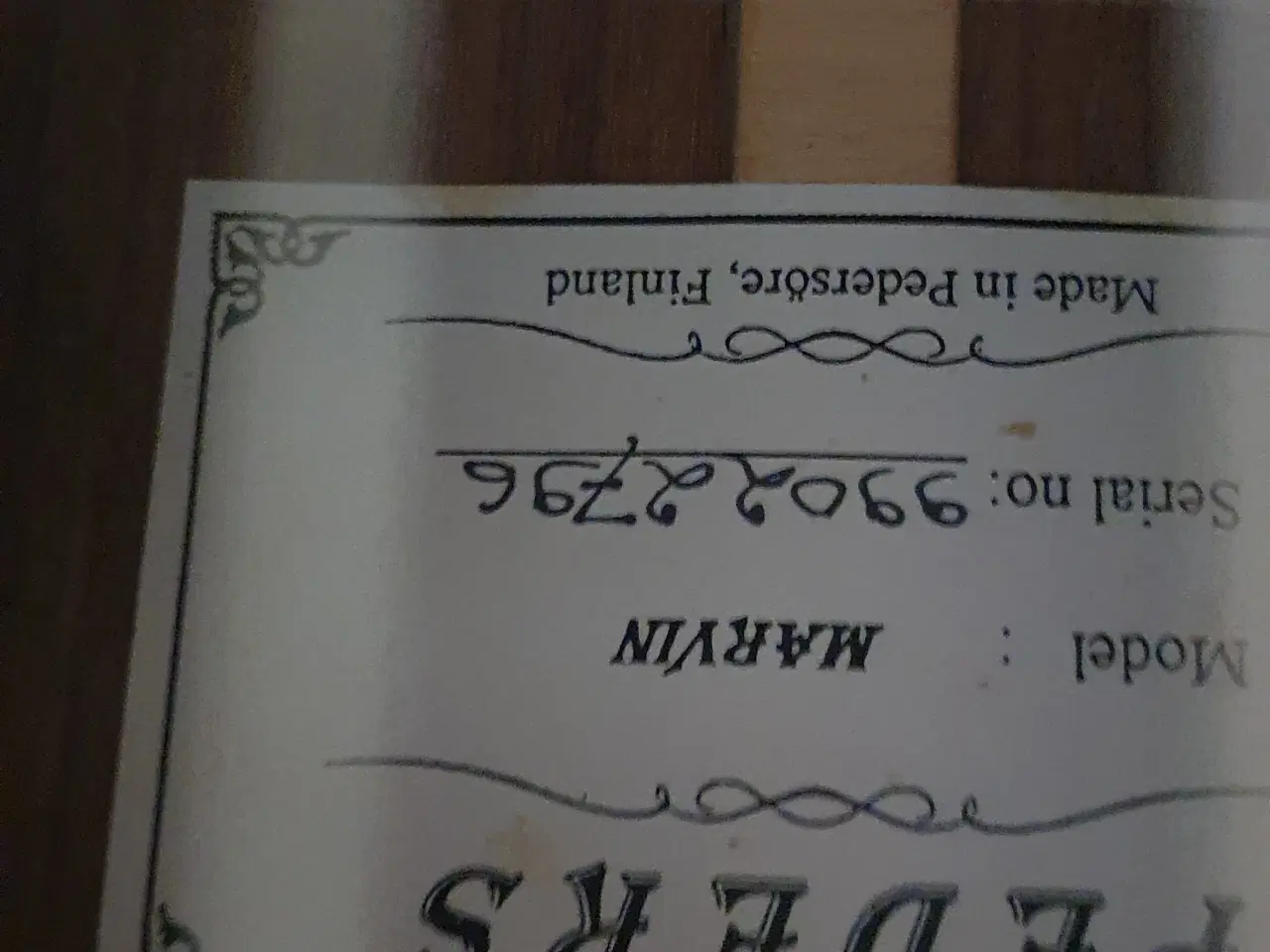 Billede 1 - Western guitar, Peders, med jackudtag