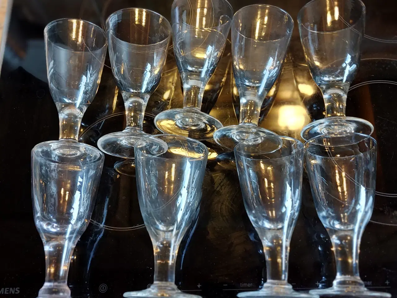 Billede 4 - 9 stk. ABSALON glas - 110 år gammel