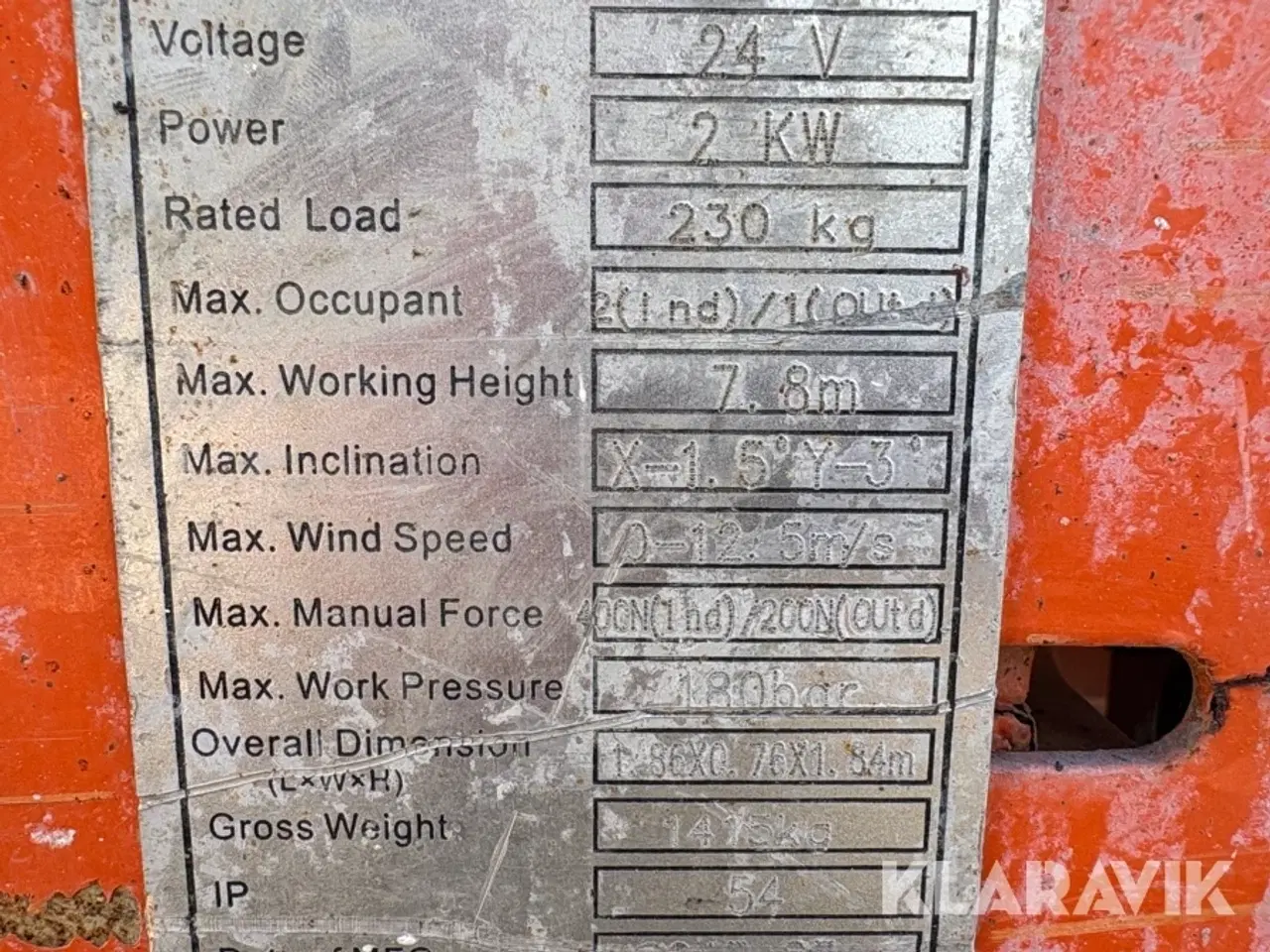 Billede 7 - Sakselift Dingli JCPT0807DC