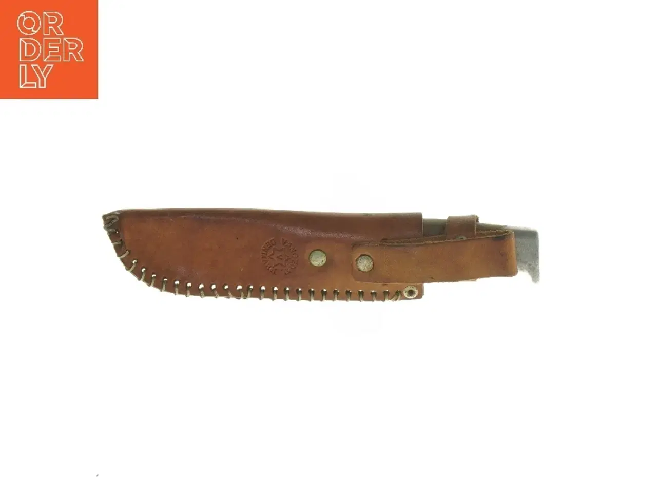 Billede 2 - Jagtkniv med læderskede (str. 24 cm)