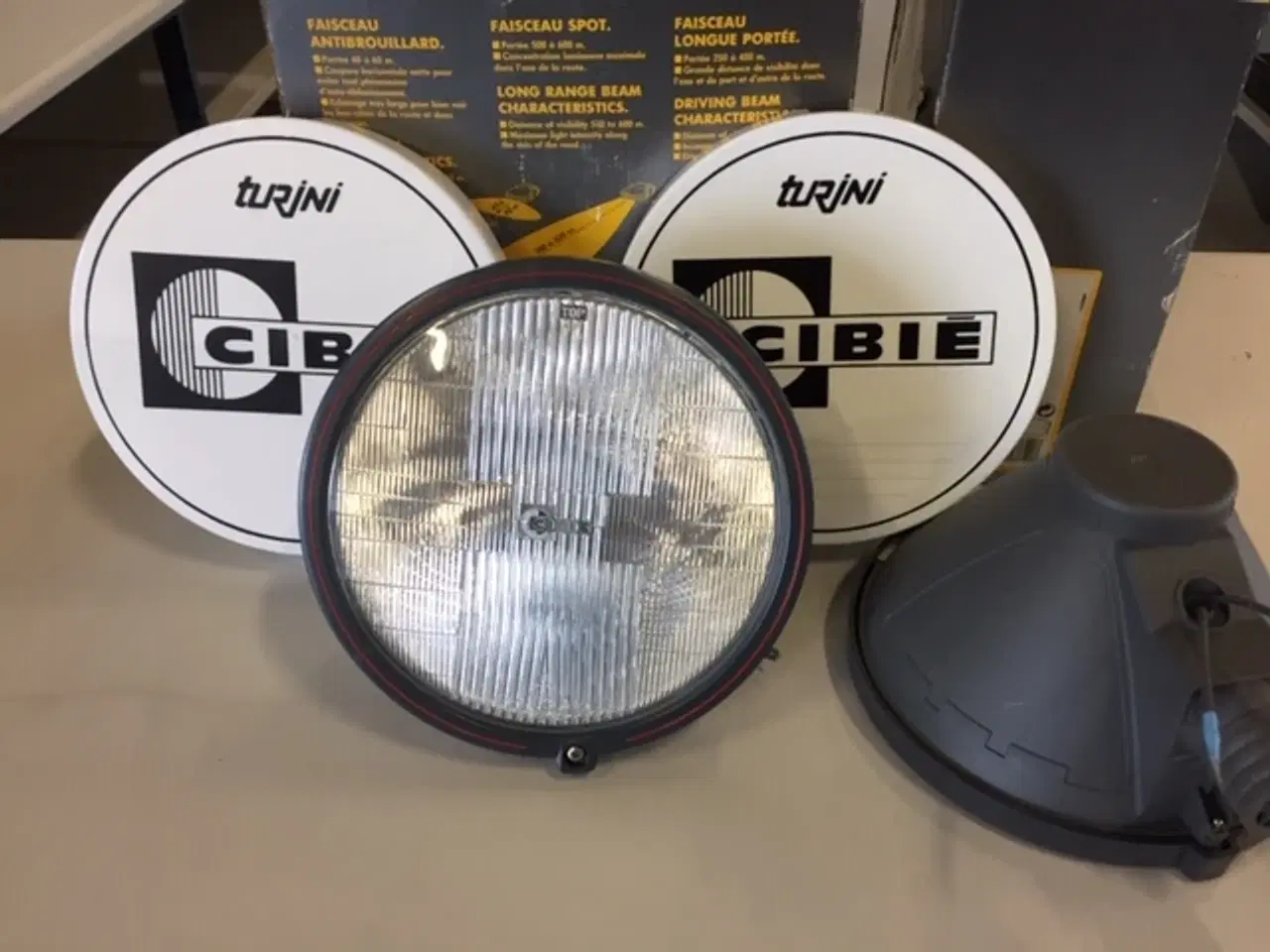 Billede 1 - 2 køre/tåge lygter Cibie Turini 