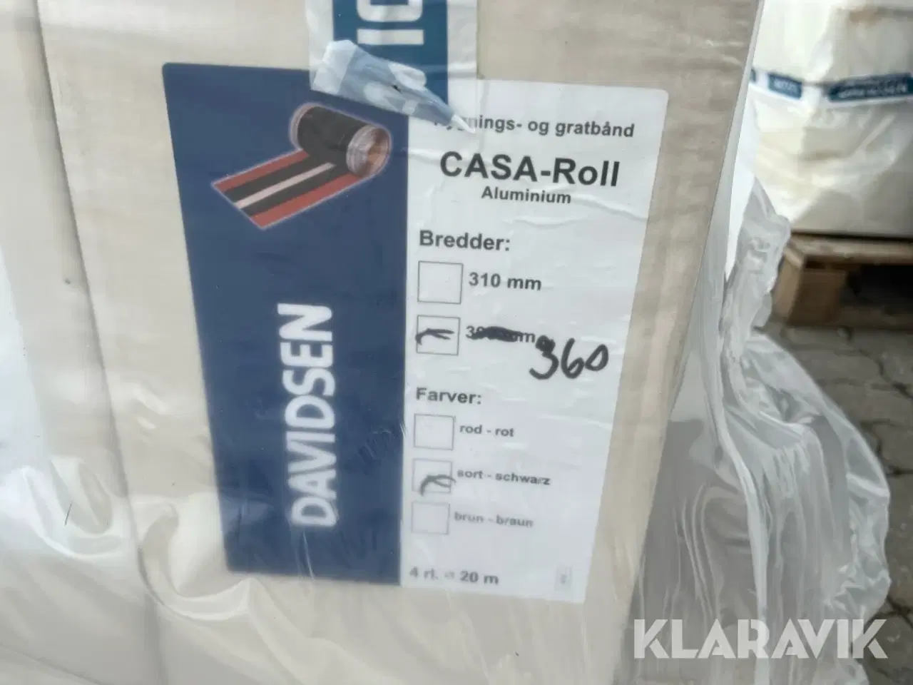 Billede 2 - Inddækning Casa-roll 360mm 8 pakker