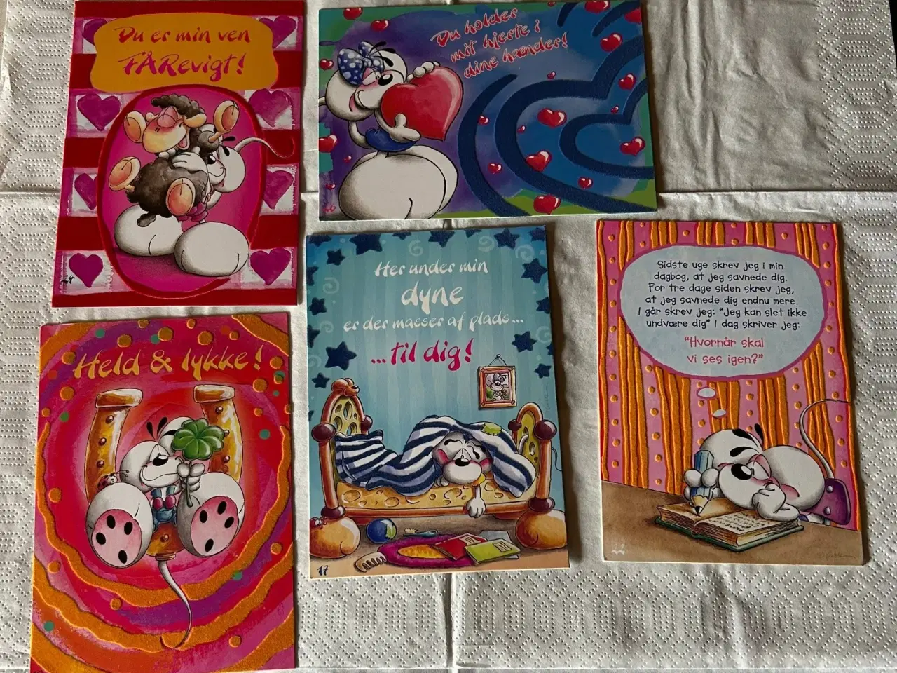 Billede 2 - 50 danske Diddl postkort 
