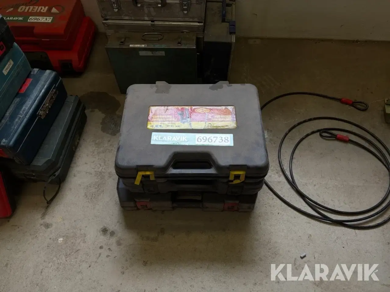 Billede 1 - Elektriske fedtpistoler i kufferter 3 styk