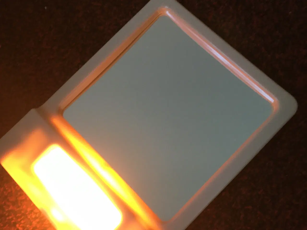 Billede 2 - Vintage FOAM spejl med lys i.