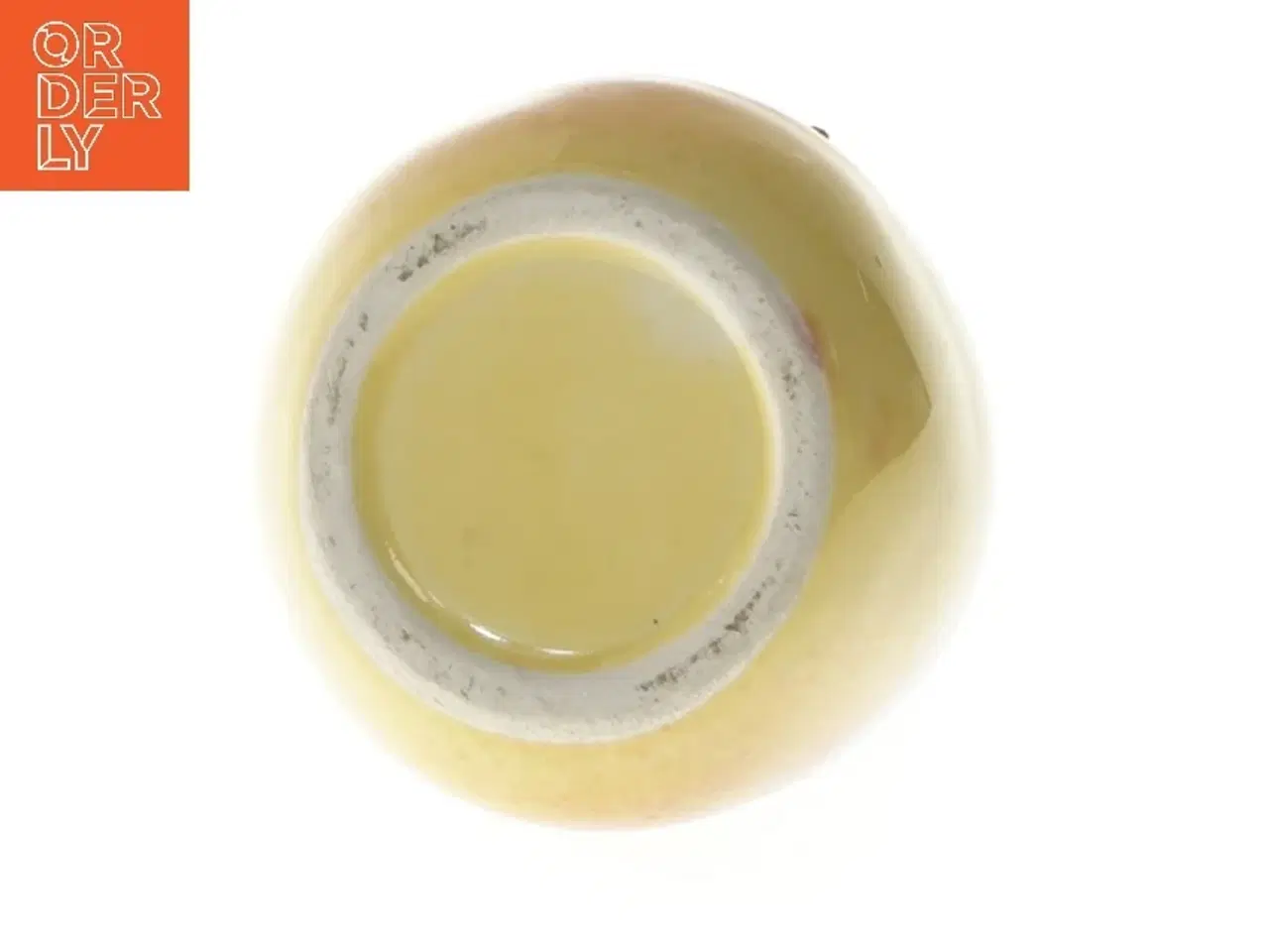 Billede 7 - Pærefaconet krukke med ske (str. 15 cm)