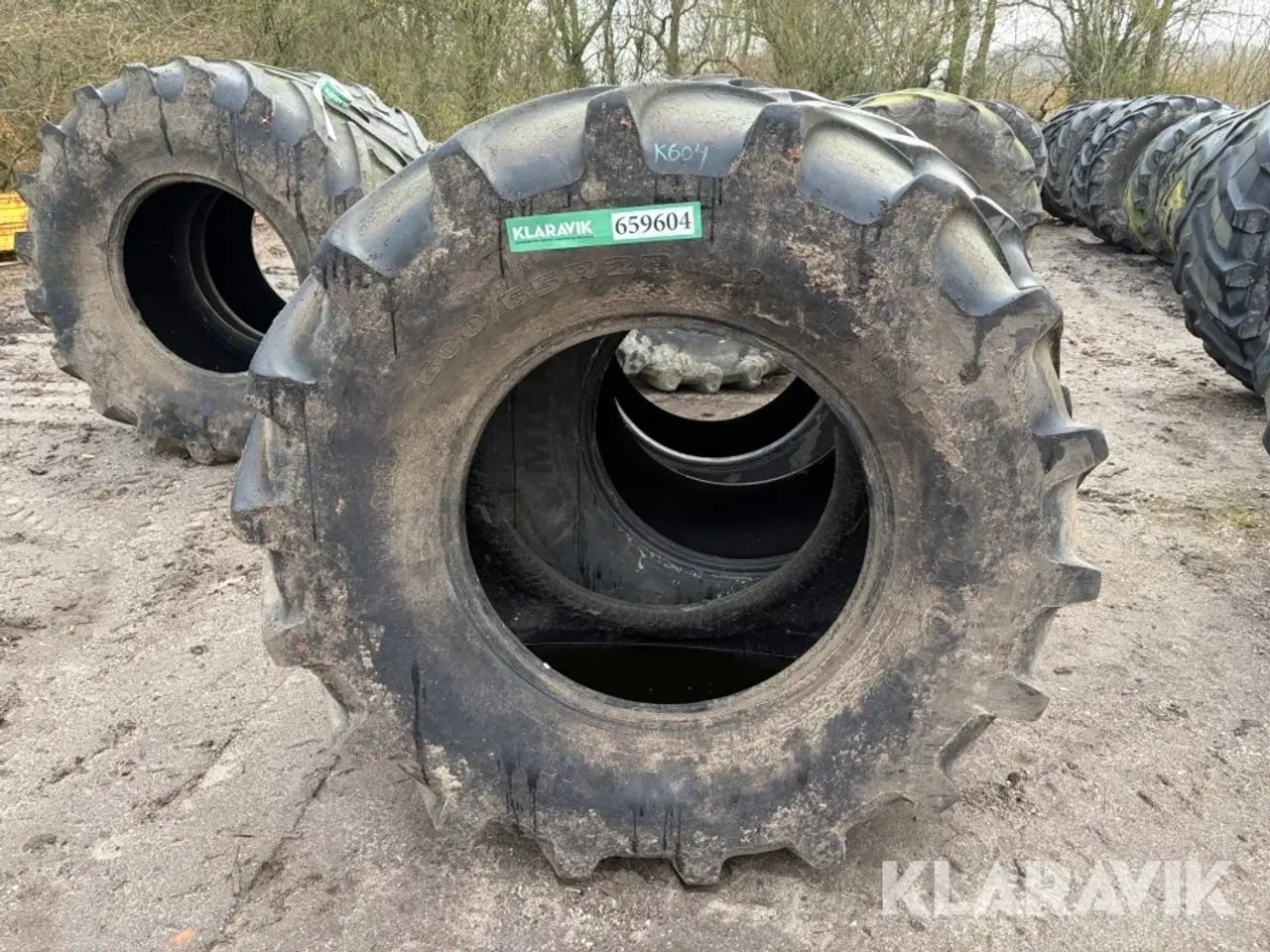 Billede 2 - Landbrugsdæk Firestone + Michelin 600/65R28 3 styk