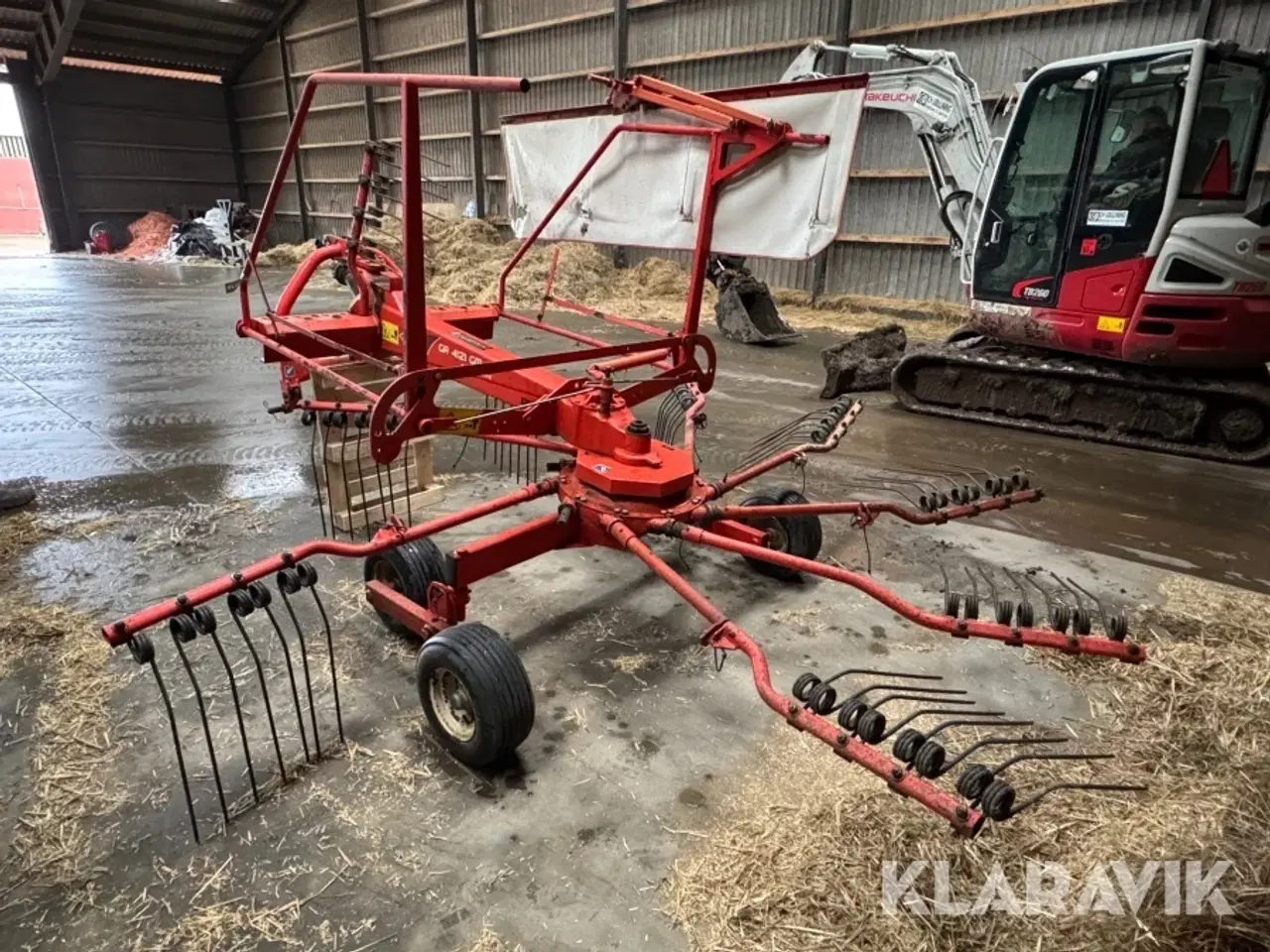 Billede 1 - Halmrive Kuhn GA 4121 GM Mast Erdriver