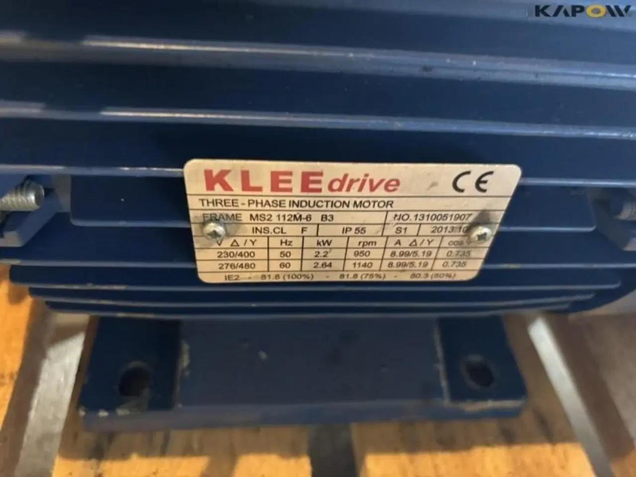 Billede 5 - - - - Elmotor og remskiver