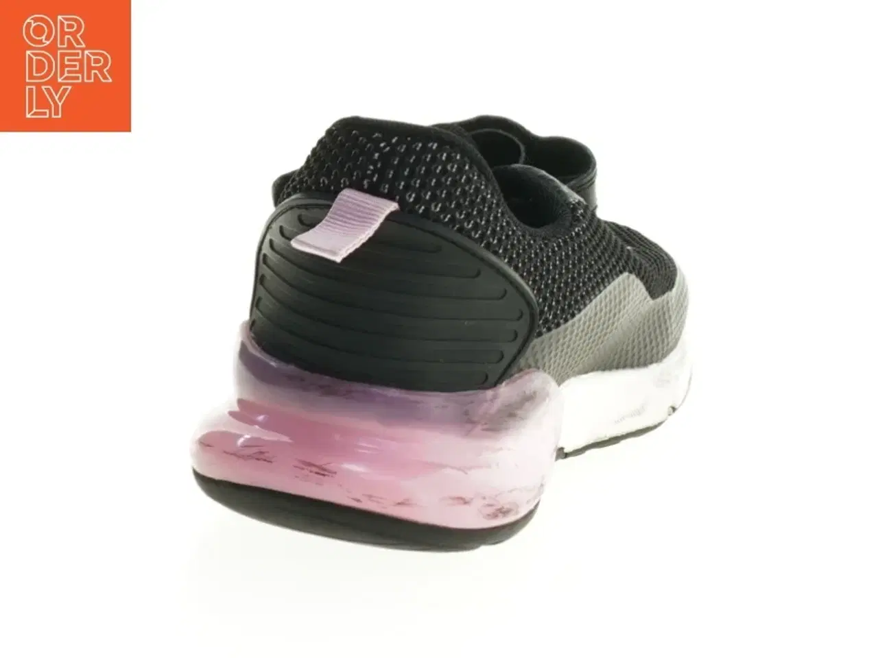 Billede 4 - Sorte sneakers med lyserøde detaljer (str. 4)