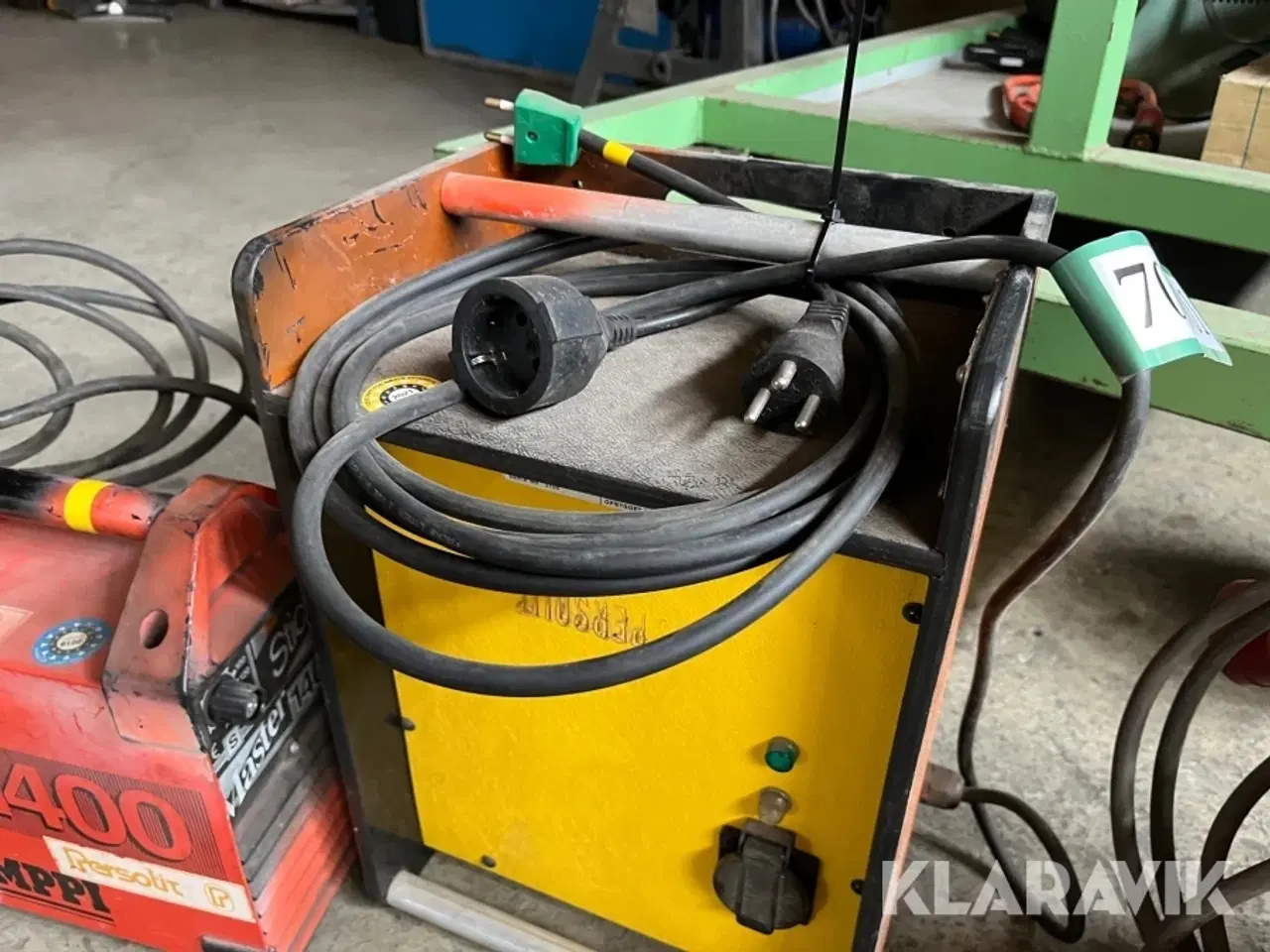 Billede 8 - Svejsemaskiner Kemppi 1400/2200 elektrode