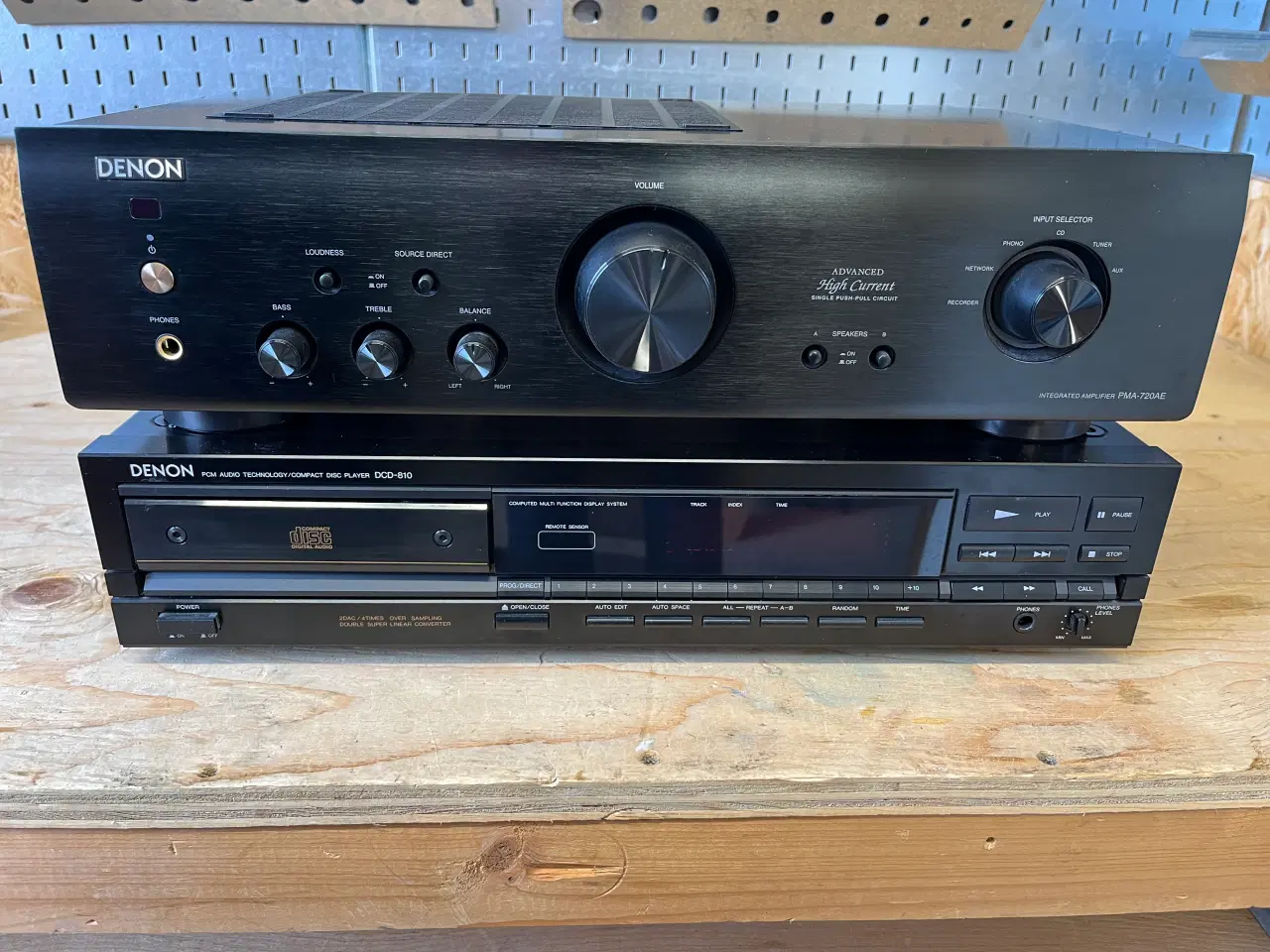 Billede 1 - Denon PMA-720AE stereoforstærker. Sort