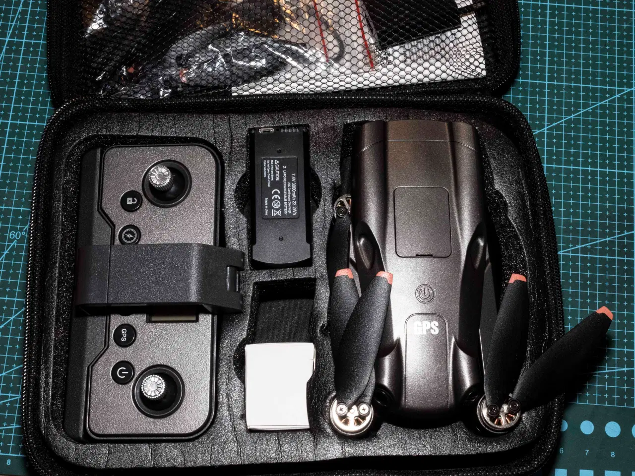 Billede 5 - Drone. Air+ pro drone med GPS, 2 batterier.