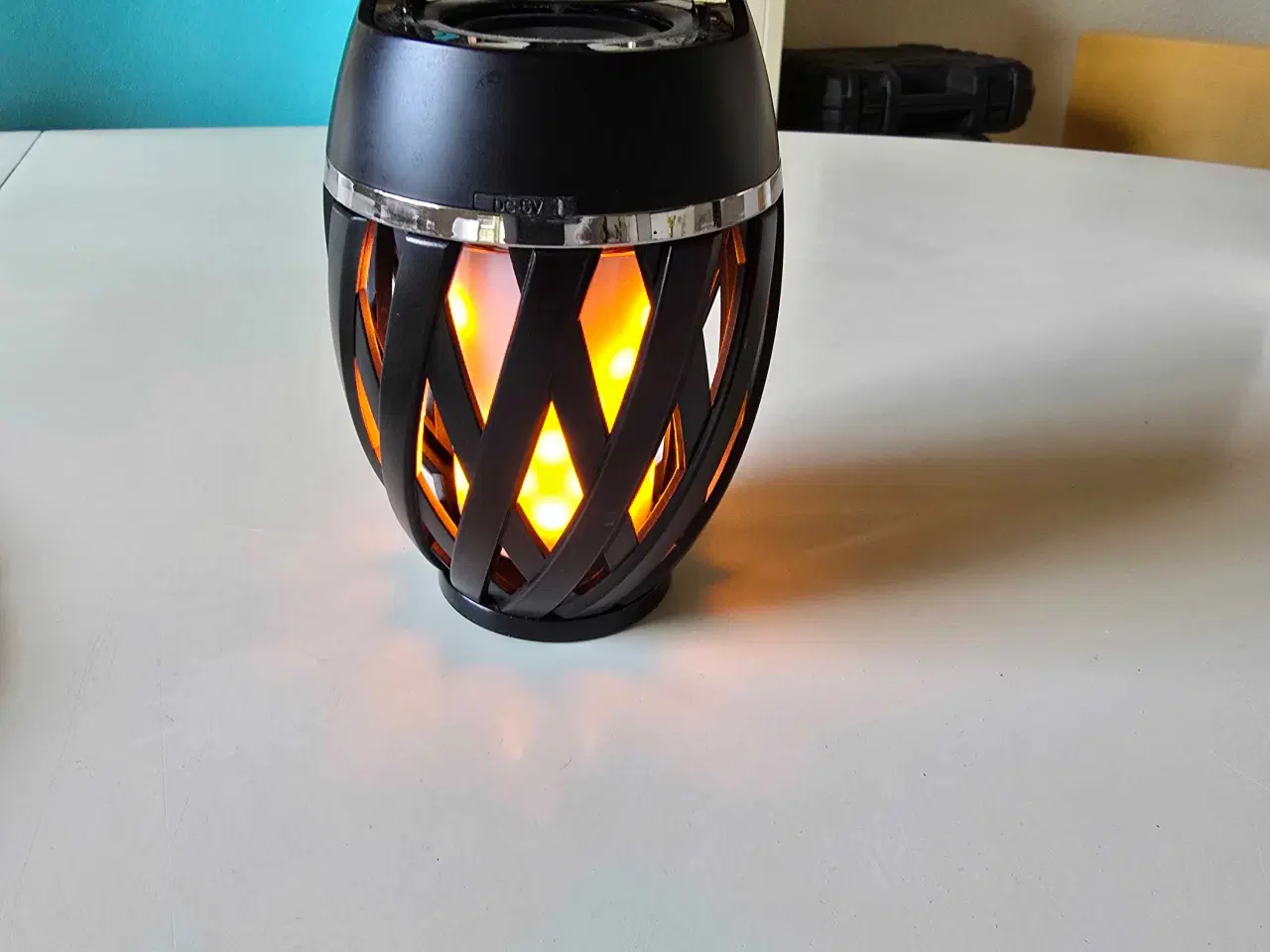 Billede 1 - Bordlampe med flamme effekt/Bluetooth.højtaler
