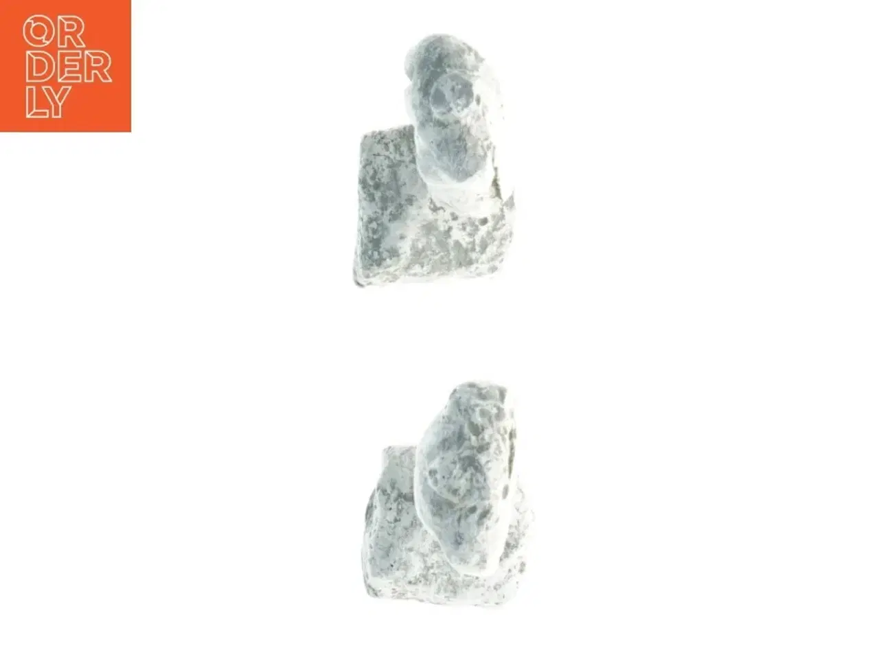 Billede 3 - Gipsskulptur af torso - 2 stk (str. 14,5 x, 6 cm og 15 x 6 cm)
