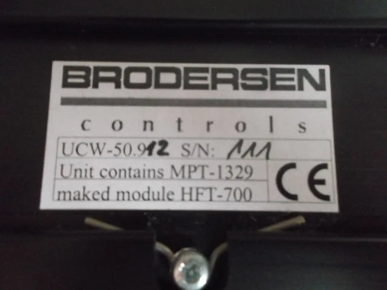 Billede 3 - Brodersen Controls radio modul UCW-50.912