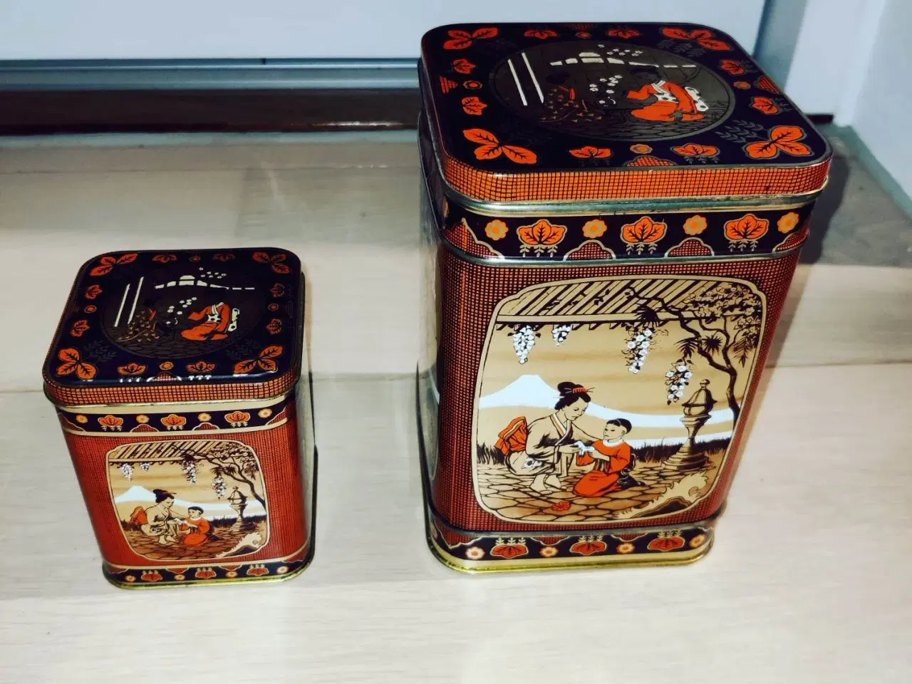 Billede 1 - Kinesiske kaffe og te opbevaringsdåser