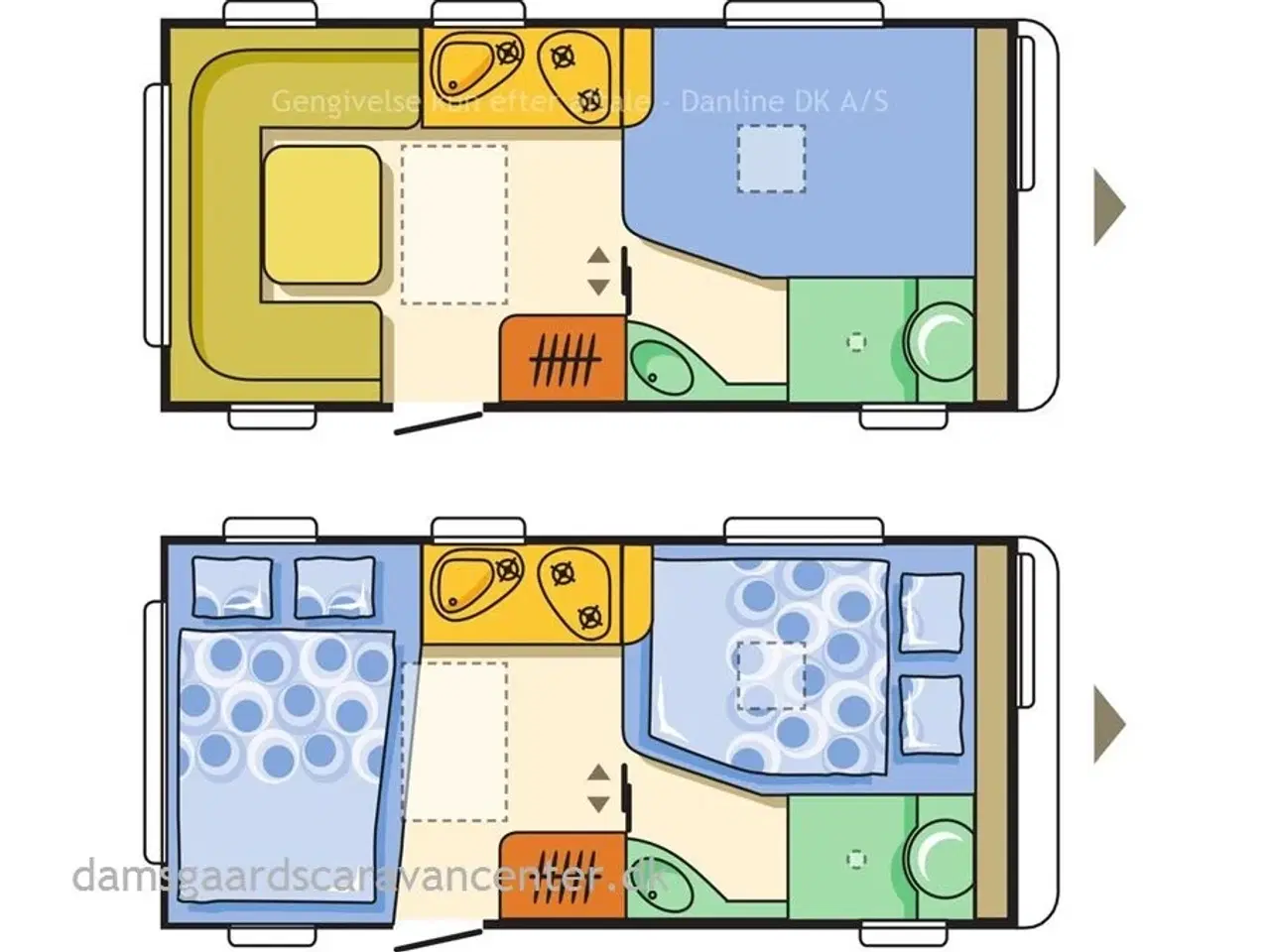 Billede 7 - 2014 - Adria Adora 462 PU   Fransk seng-Gulvtemp.-Mover-Telt