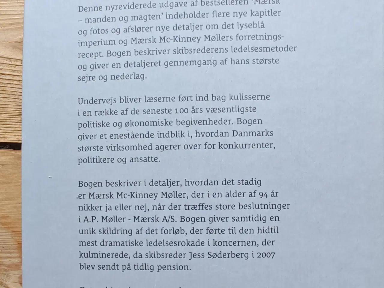 Billede 2 - MÆRSK manden og magten BOG Ny Revideret udgave