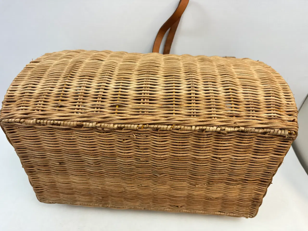 Billede 9 - Retro picknick kurv i flet