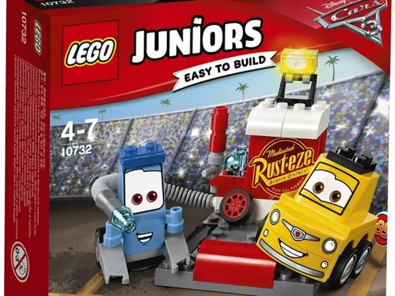 Billede 1 - Lego JUNIORS - Guido og Luigis pitstop Nr 10732