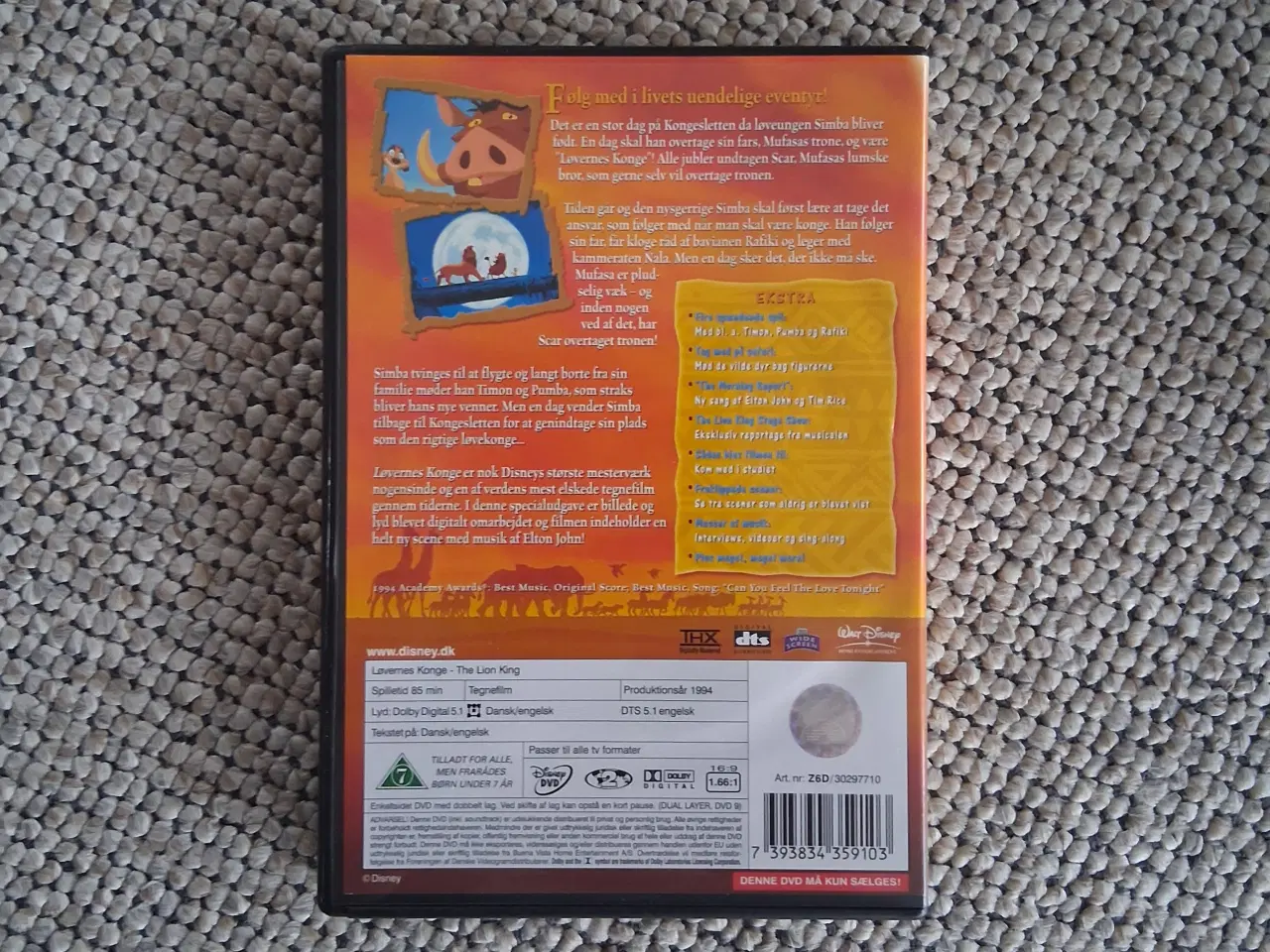 Billede 2 - Løvernes Konge dobbelt dvd