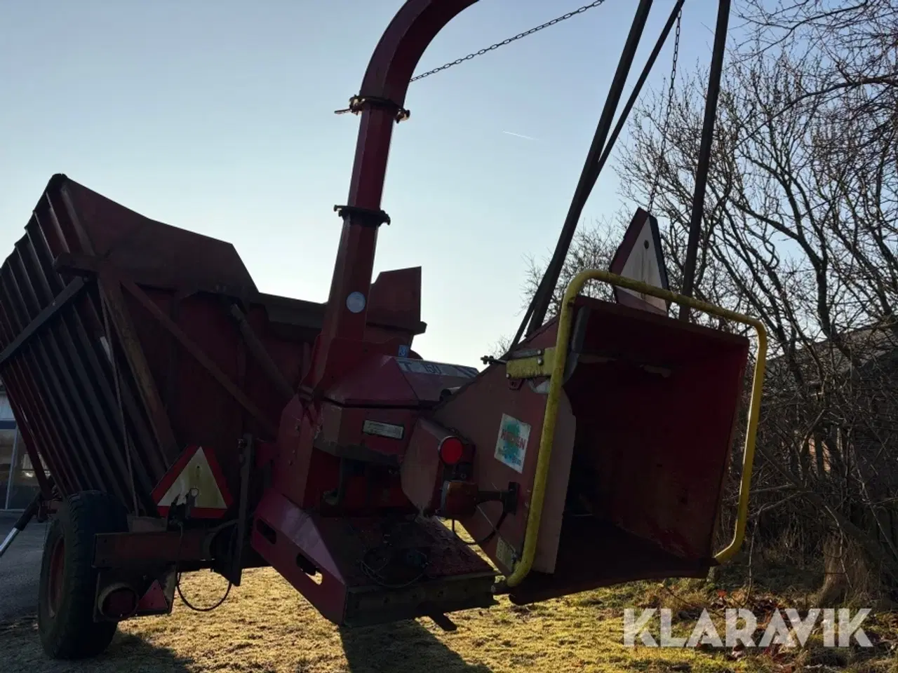 Billede 3 - Flishugger Lindana TP 150 PTO med højtipsvogn