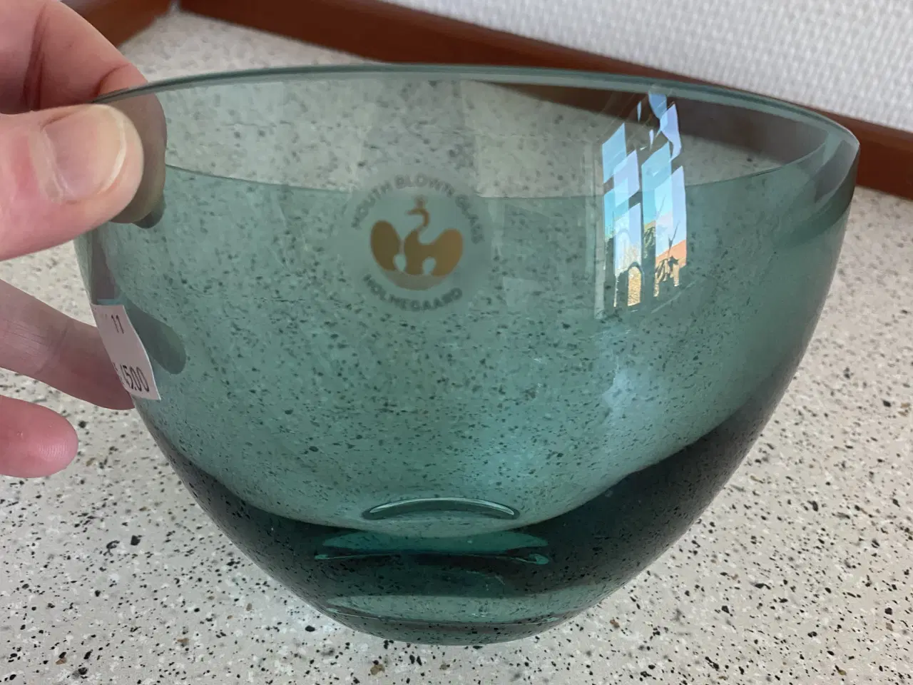 Billede 1 - Holmegaard skål grøn
