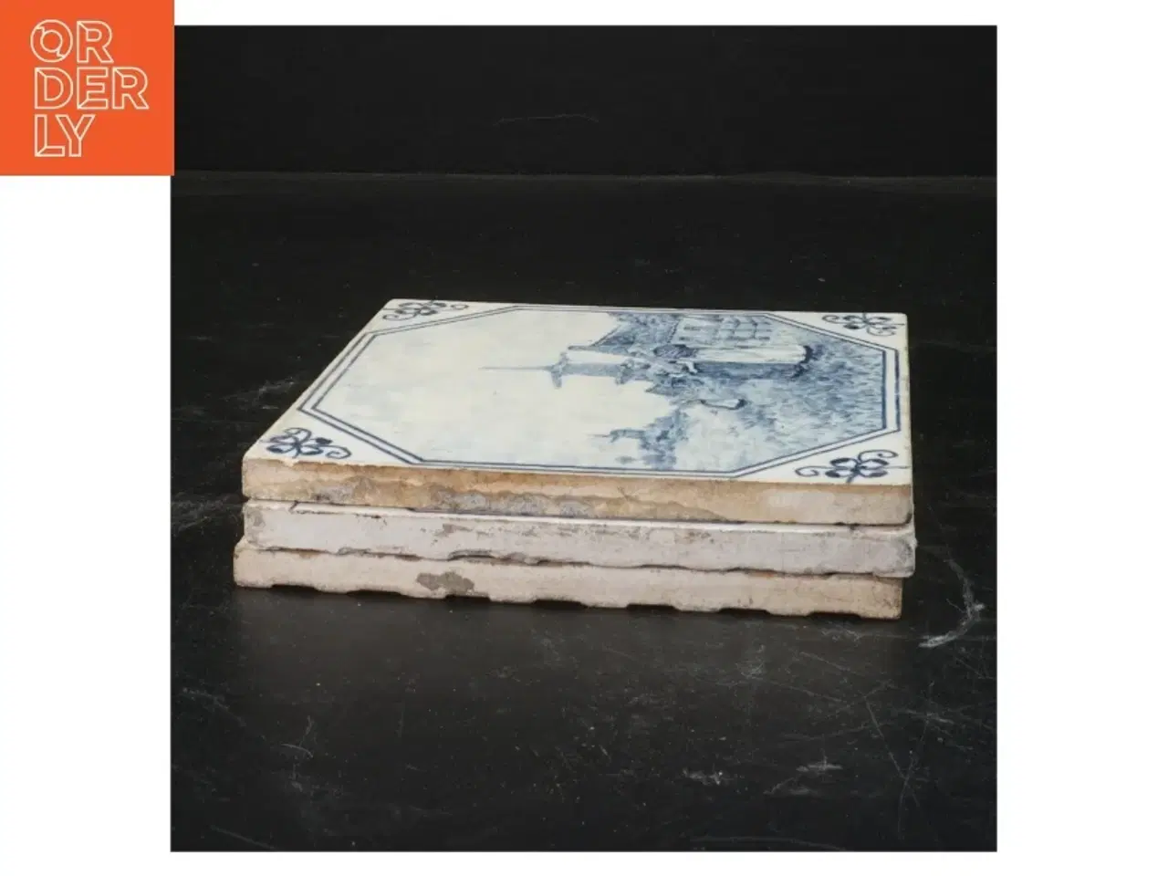 Billede 2 - Dekorative kakler (str. 15,5 cm. x, 15,5 cm. 3 styk)