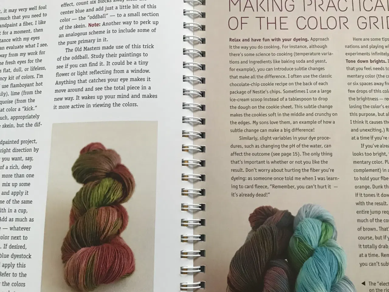 Billede 3 -  Hand dyeing yarn and fleece af Gail Callahan