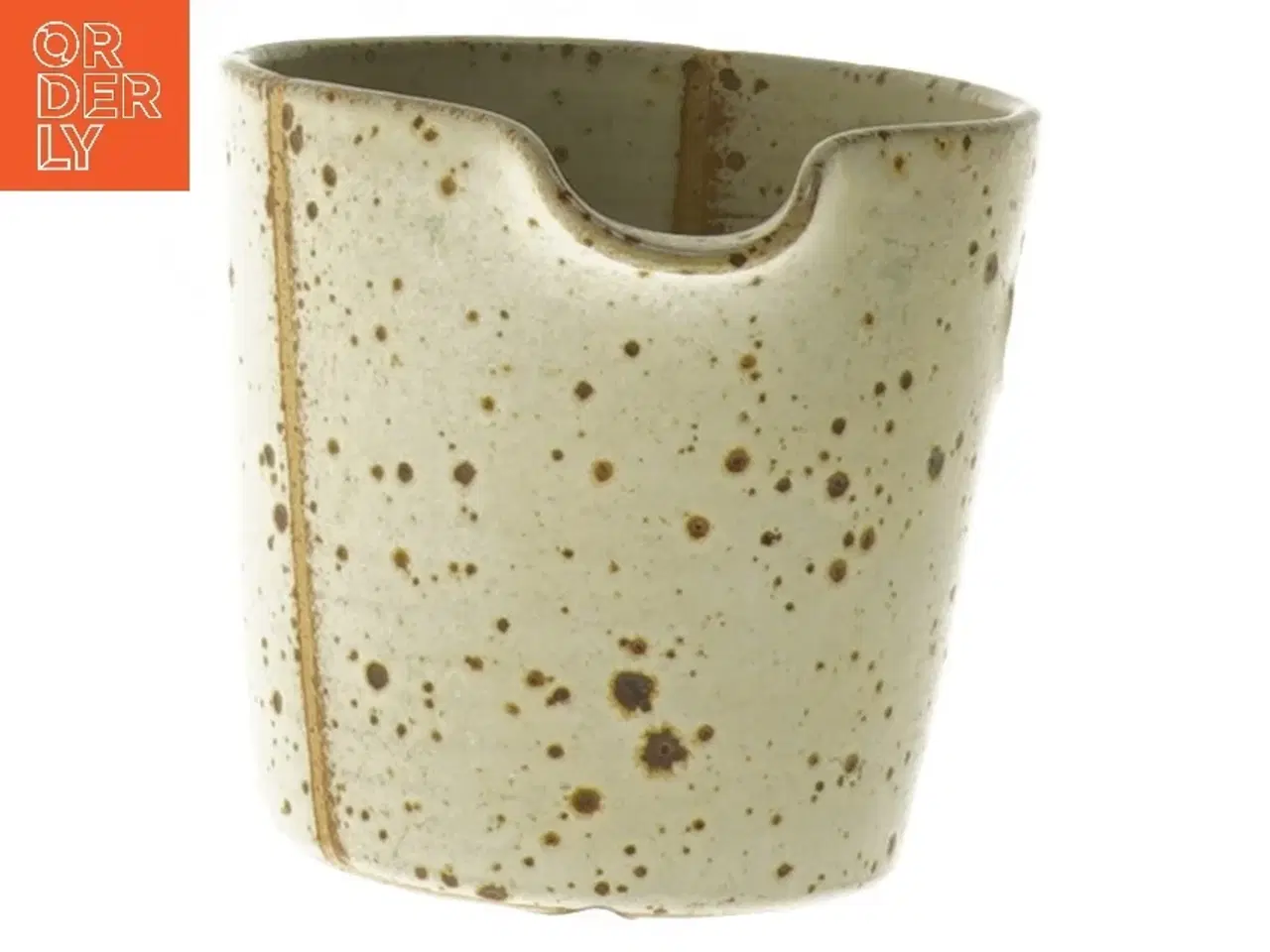 Billede 2 - Keramisk mælkekande fra Følle (str. 8 cm)