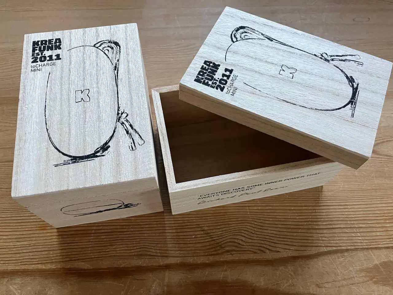 Billede 2 - Fine mindre trækasser bl,a, KREA FUNK EST.