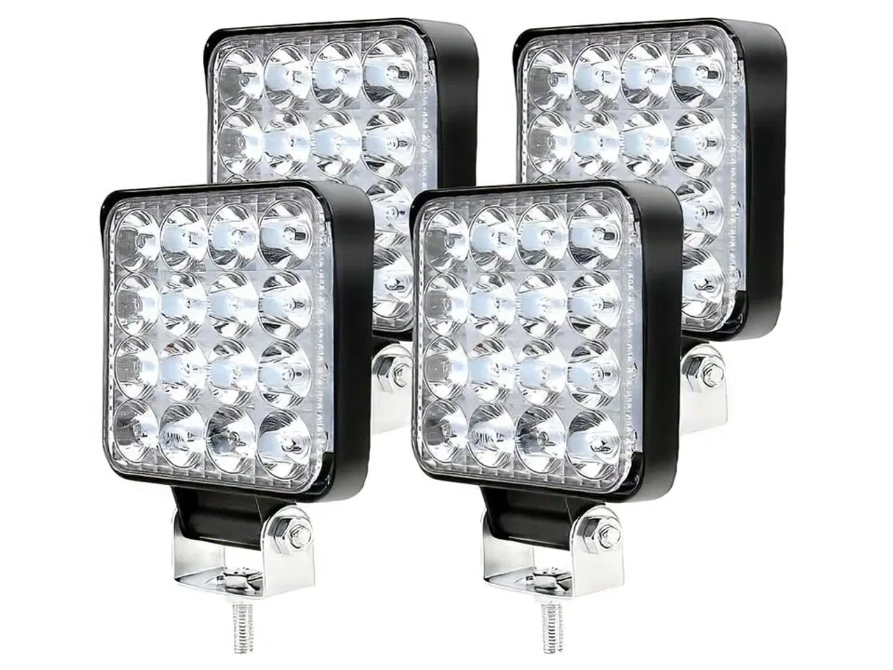 Billede 1 - 4 stk. 48 watt LED lygter til bil eller maskine.