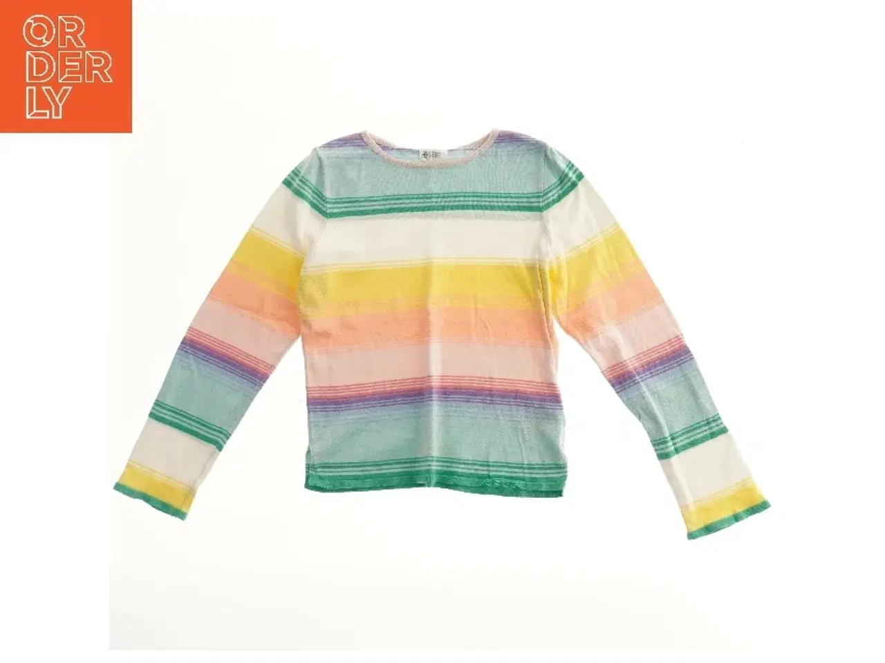 Billede 1 - Langærmet trøje med farverige striber fra H&M (str. 140)