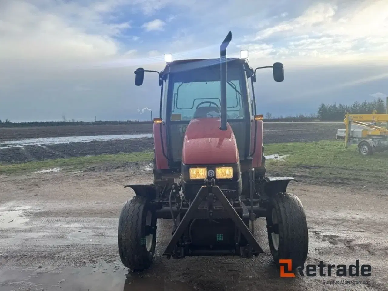 Billede 2 - New Holland L 75 / Fiatagri traktor med kost