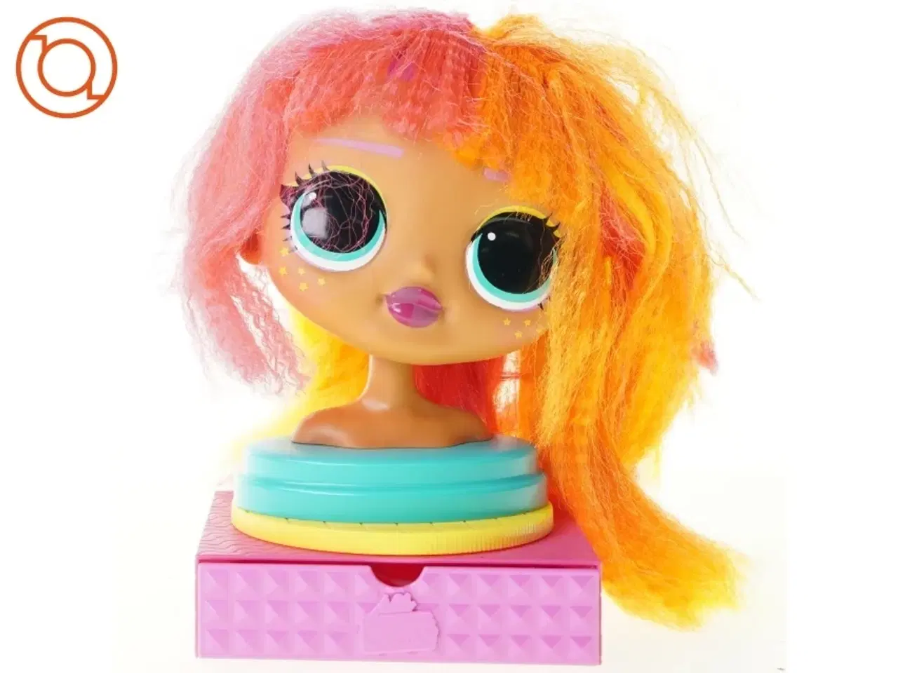 Billede 1 - Dukkehoved til at sætte hår fra Omg Makeover LOL (str. 20 x 13 x 12 cm)