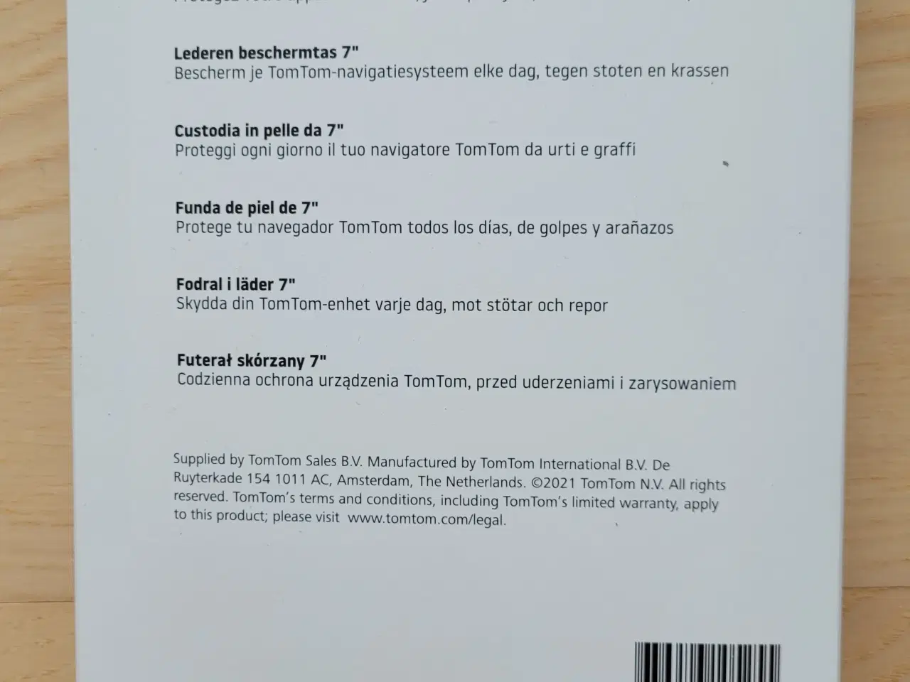 Billede 2 - Læder etui til 7" Tomtom navigator 