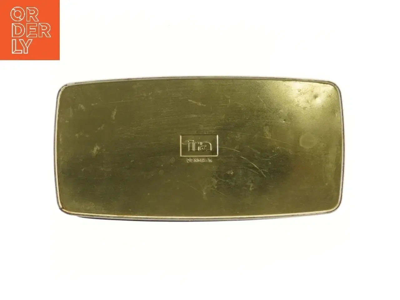 Billede 3 - Vintage metal boks med blomsterdesign fra Ira (str. 24,5x12 cm)