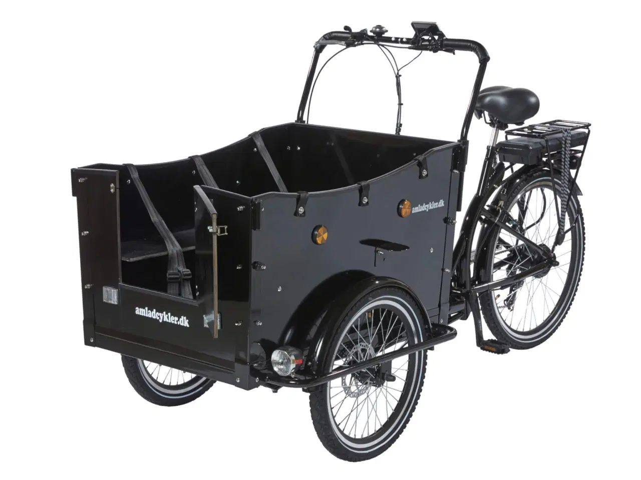 Billede 1 - 2 stk el Amladcykler Deluxe med 12 børnehjelme