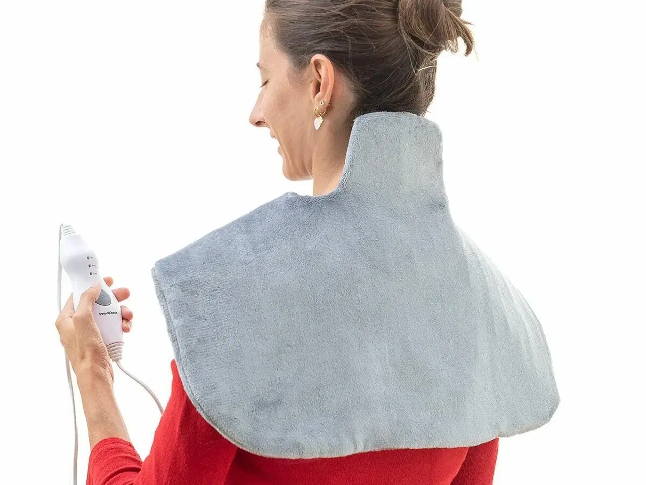 Billede 5 - Elektrisk Pude til Hals og Skuldre - Sholkad, grå