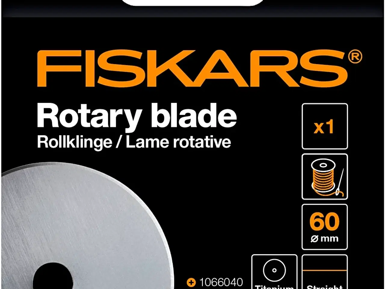Billede 1 - Titanium Rulleskæreblad 60 mm - Præcise Snit