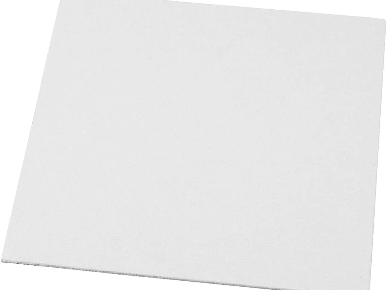 Billede 1 - Malerplade, str. 20x20 cm, tykkelse 3 mm, 280 g, hvid, 1 stk.